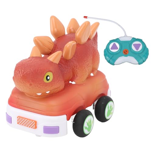 WOHPNLE Fernbedienung Dinosaurier Auto Multifunktionale Sicherheit Anti Kollision RC Dinosaurier Auto Spielzeug mit Licht und Musik (Stegosaur) von WOHPNLE