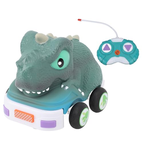 WOHPNLE Fernbedienung Dinosaurier Auto Multifunktionale Sicherheit Anti Kollision RC Dinosaurier Auto Spielzeug mit Licht und Musik (Tyrannosaurus Rex) von WOHPNLE