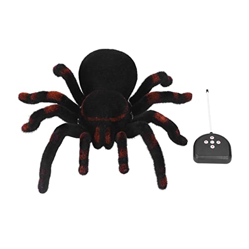 WOHPNLE Fernbedienungsspinne, drahtlose Fernbedienungskontrolle hohe Simulation Spinnenspielzeug bewegte Tarantula Halloween Christmas Streich Gag Spielzeug mit leuchtenden Augen WOHPNLE Fernbedienungsspinne, drahtlose Fernbedienungskontrolle hohe Simulation Spinnenspielzeug bewegte Tarantula Halloween Christmas Streich Gag Spielzeug mit leuchtenden Augen von WOHPNLE