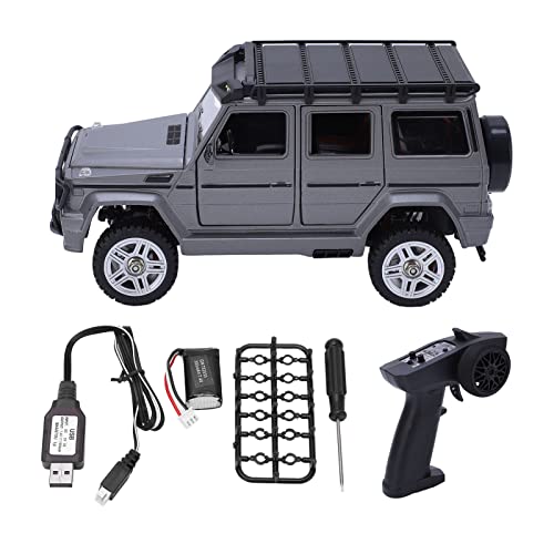 WOHPNLE Ferngesteuertes Auto, All-Terrain-LED-Licht, Mini-Off-Road-Legierung, RC-Auto, 2,4 GHz, 1:24 von WOHPNLE