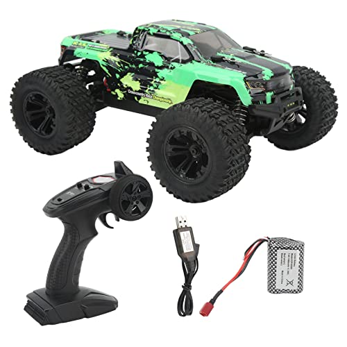 WOHPNLE Hochgeschwindigkeits-RC-Auto 1/16 2,4 G, Allradantrieb, vollproportionaler Offroad-Rennwagen für Personen ab 14 Jahren (Green) von WOHPNLE