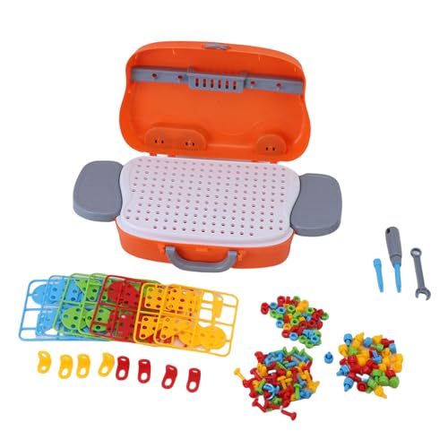 WOHPNLE Kindergebäudespielzeug, Bildungskonstruktion Lernkit mit Schraubendreher und Bausteinen für die Entwicklung von STEM -Fähigkeiten WOHPNLE Kindergebäudespielzeug, Bildungskonstruktion Lernkit mit Schraubendreher und Bausteinen für die Entwicklung von STEM -Fähigkeiten von WOHPNLE
