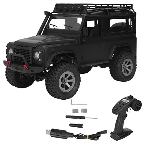 WOHPNLE Kletterauto 2,4 G Full Scale 4WD 1:12 Off Road Wireless Remote Control Car für über 14 (Black) von WOHPNLE