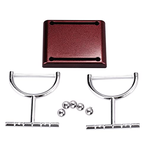 WOHPNLE Newtons Wiege Feste Metallphysik, Newton Pendel Sockel Physik Wissenschaft Pendel Schreibtisch Spaß Spielzeug Geschenk Newton Kugelstoßpendel Kugelspiel WOHPNLE Newtons Wiege Feste Metallphysik, Newton Pendel Sockel Physik Wissenschaft Pendel Schreibtisch Spaß Spielzeug Geschenk Newton Kugelstoßpendel Kugelspiel von WOHPNLE