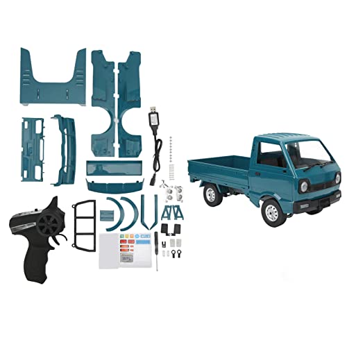 WOHPNLE RC-LKW, Kunststoff, elektronische Komponenten, 7,4 V, 600 mAh, vollproportional, 35 m entferntes RC-Auto (Grün) von WOHPNLE