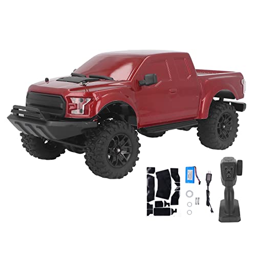 WOHPNLE RC Off Road Auto 1:16 Verhältnis 4 Rad Einzelradaufhängung PVC Explosionsgeschützte Schale Fernbedienung Auto Spielzeug (Red) von WOHPNLE