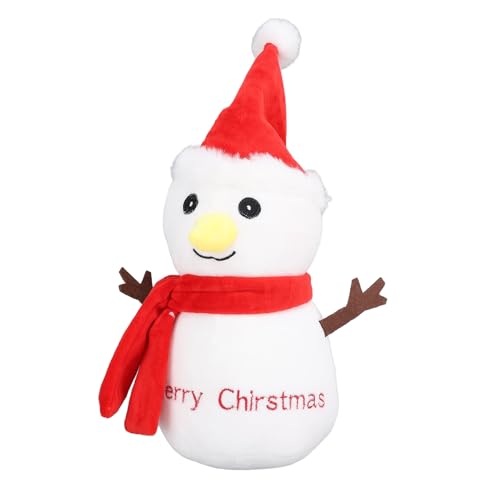 WOHPNLE Weihnachtsplütigspielzeug, Weihnachtsschneeme -Plüschspielzeug Leuchtend singen Schneemann gefülltes Spielzeug Xmas Dekoration Puppe für Mädchen Home Office Car Ornament WOHPNLE Weihnachtsplütigspielzeug, Weihnachtsschneeme -Plüschspielzeug Leuchtend singen Schneemann gefülltes Spielzeug Xmas Dekoration Puppe für Mädchen Home Office Car Ornament von WOHPNLE
