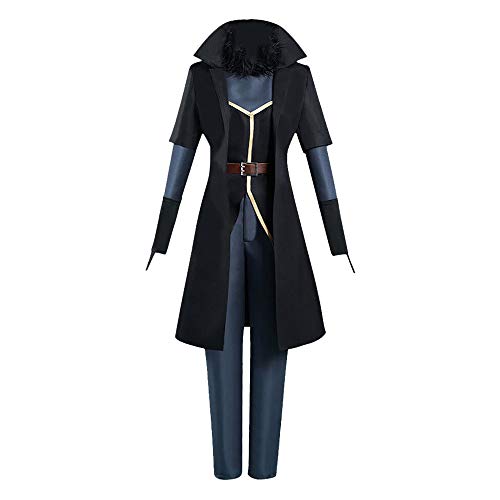 WOLWES That Time I Got Reincarnated as a Slime Anime Cosplay Kostüm Mann Frauen Rimuru Tempest Cosplay Perücke Hose Jacke Outfit Uniform Anzug Unisex Halloween Party von WOLWES