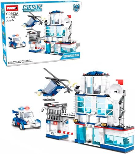 WOMA Sunman Sun-WOM-Blx-Polizei-Set Polizei Zentrum 6Fgr.624tlg WOMA Sunman Sun-WOM-Blx-Polizei-Set Polizei Zentrum 6Fgr.624tlg von WOMA