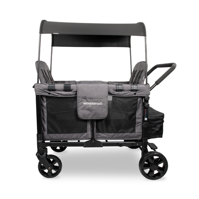 WonderFold Bollerwagen Original Quad, charcoal gray von WONDERFOLD