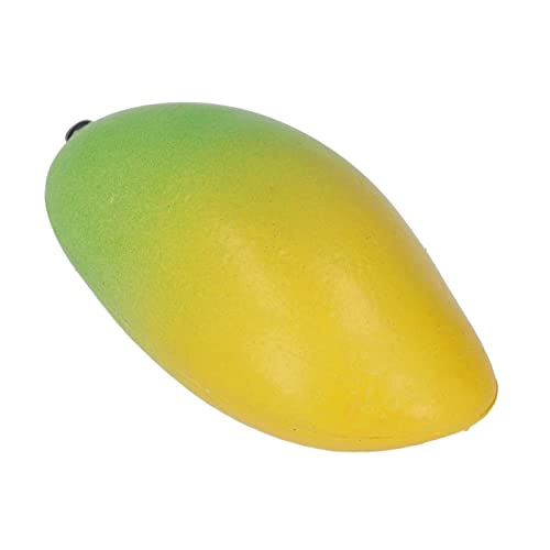 Obst Shaker Maraca Lernressource Kunststoff Percussion formt Fruchtschüttler für 6+ Monate (Mango) von WONZHEC