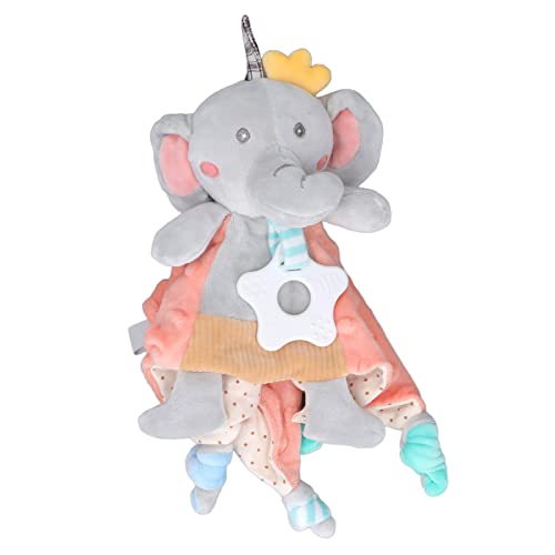 WONZHEC Baby Security Decke Soft Elefant Zahnen Babykuscheln Spielzeug für schlafende Säuglinge von WONZHEC