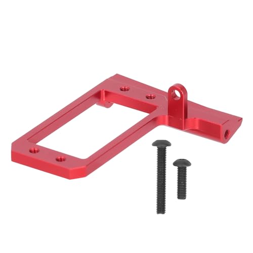 WONZHEC RC Servo Mount 4 Link -Adapter Low Center für Phoenix F10 VP Aluminiumlegierauto -Modellzubehör Upgrade Teile (Rot) von WONZHEC