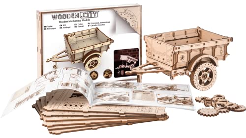 WOODEN.CITY 3D Holzpuzzle Trailer für den 4×4 Männer, Bastelset Erwachsene, Modellbausatz, Modellauto, Puzzel, 3D Puzzle Erwachsene, Holzpuzzle, Basteln, Modellbau WOODEN.CITY 3D Holzpuzzle Trailer für den 4×4 Männer, Bastelset Erwachsene, Modellbausatz, Modellauto, Puzzel, 3D Puzzle Erwachsene, Holzpuzzle, Basteln, Modellbau von WOODEN.CITY