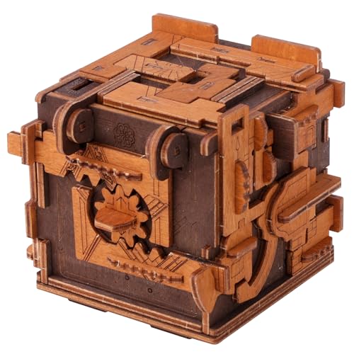 WOODEN.CITY Escape Room Puzzle Box, Clue Box, Rätselbox, Geburtstagsgeschenk für Männer, Puzzle Brain Teasers für Erwachsene, Hobby, Geschenk von WOODEN.CITY