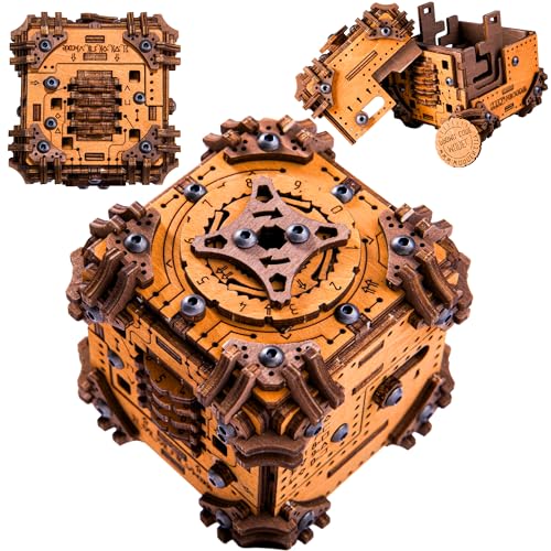 WOODEN.CITY Tesseract Holz Puzzle Box für Erwachsene – 3D Holzpuzzle Bausatz | Escape Room in a Box | Mechanisches Denkspiel | Gehirnjogging Geschenk für Männer & Frauen | 185 Teile WOODEN.CITY Tesseract Holz Puzzle Box für Erwachsene – 3D Holzpuzzle Bausatz | Escape Room in a Box | Mechanisches Denkspiel | Gehirnjogging Geschenk für Männer & Frauen | 185 Teile von WOODEN.CITY