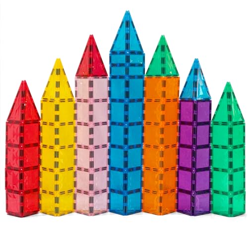 WOODENFUN Magnetische Bausteine 100 Teile für Kinder Montessori Regenbogen Bausteine Spielzeug 3D Leuchtenden Magnete Konstruktion Baukasten für Kinder ab 3-6+ Jahre WOODENFUN Magnetische Bausteine 100 Teile für Kinder Montessori Regenbogen Bausteine Spielzeug 3D Leuchtenden Magnete Konstruktion Baukasten für Kinder ab 3-6+ Jahre von WOODENFUN