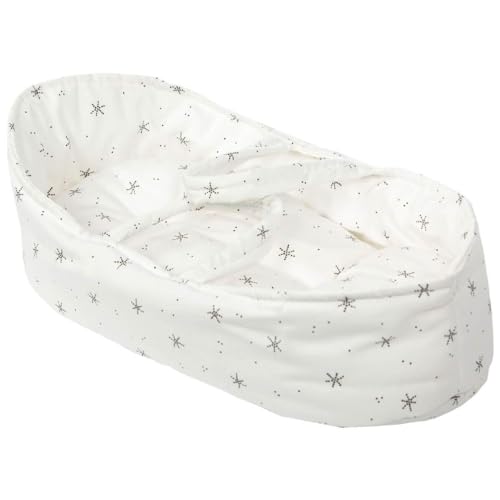 WOOKIDS Babyschale für Puppen, 36 cm, Stars, Weiß von WOOKIDS