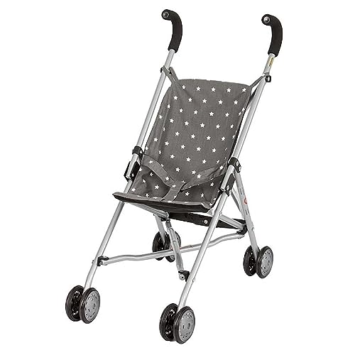 WOOKIDS Puppenwagen Stars grau von WOOKIDS