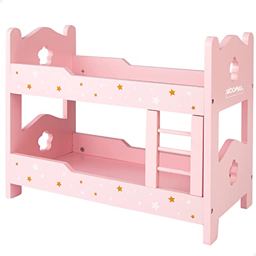 ColorBaby WOOMAX 49364 - Woomax-Etagenbett aus Holz für Puppen + 3 A ColorBaby WOOMAX 49364 - Woomax-Etagenbett aus Holz für Puppen + 3 A von WOOMAX