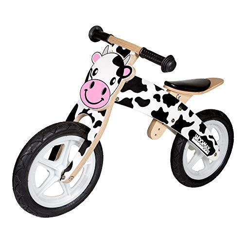 WOOMAX - Bici sin pedales en madera modelo Vaca 12" (ColorBaby 85377) von WOOMAX