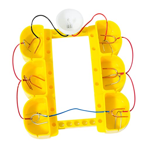 WOONEKY 1 Satz DIY Obstbatterien Pädagogische Wissenschaftskits Obst Kind Wissenschaftskit Für Kinder Zitronenbatterie Lehrexperiment Kinderzuchtset Gelbes Zink Kupfer von WOONEKY