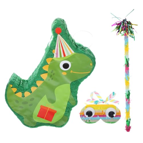 WOONEKY 1 Satz Dinosaurier-pinata Dekorative Piñata Dinosaurier-geburtstagsparty-zubehör Süßigkeitsspiel Pinata Pinata-spielzeug Cartoon-tier-pinata Neuheit Piñata Lustige Piñata Papier von WOONEKY