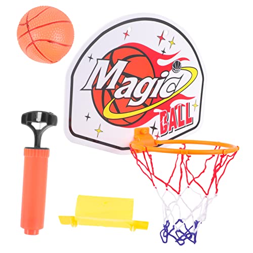 WOONEKY 1 Satz Hängender Basketballrand Wandmontierter Basketball Basketballkorb Drinnen Outdoor-spielset Für Kinder Outdoor-spielspielzeug Für Kinder Outdoor-Spielzeug Für Kinder Plastik von WOONEKY