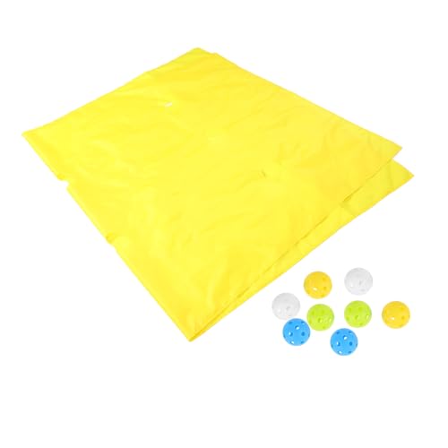 WOONEKY 1 Satz Höhlenplane-spielmatte Teamwork- Zubehör Für Gruppenaktivitäten Tarp-Spiel Outdoor-Spiele Für Kinder Aufbauspiele, Teambuilding-Spiele Yellow Polyester von WOONEKY