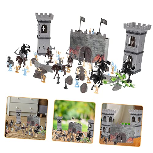 WOONEKY 1 Satz Militärsoldatenmodell Miniaturmenschen Miniaturen Ritter Actionfiguren Figuren Für Kinder Mini-soldatenfiguren Spielzeugsoldaten Soldatenspielzeug Ritterstatue Plastik von WOONEKY