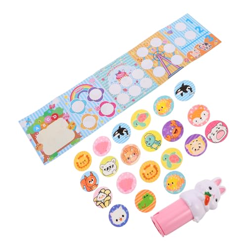 WOONEKY 1 Set Cartoon Aufkleber Stempel Cartoon Aufkleber Stempel Wasserdichter Hasen Stempel Für DIY Handwerk Scrapbooking Und Belohnen Von Kindern von WOONEKY