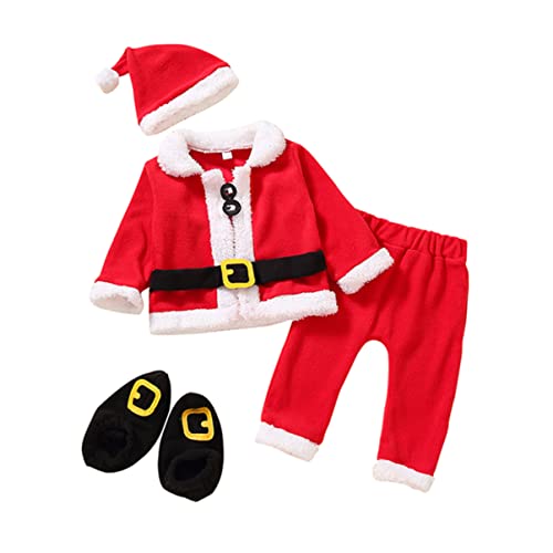 WOONEKY 1 Set Kind Weihnachtskleidung Set Kleidung Santa Claus SAH Kleidung (wie Gezeigt) von WOONEKY