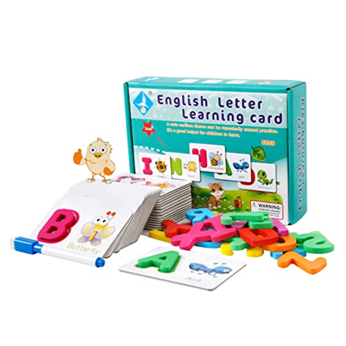 WOONEKY 1 Set Kinderspielzeug Wörter Rechtschreibspiel Kleinkind Lernspielzeug Alphabet Rechtschreibspielzeug Puzzle Spielzeug Rechtschreibung Wörterspiel Lernspielzeug Für von WOONEKY