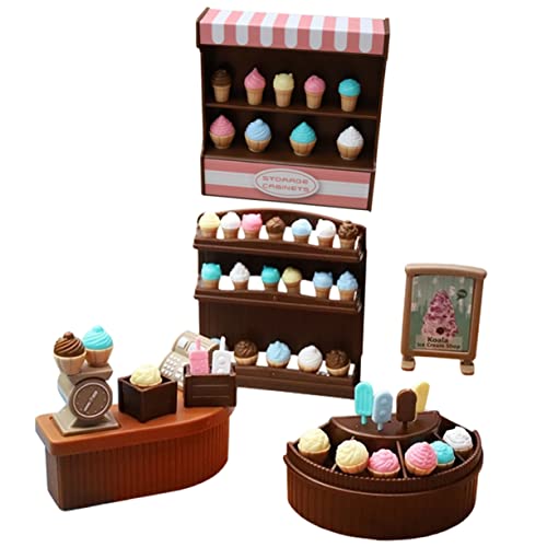 WOONEKY 1 Set Puppenbedarf Puppenzubehör Zartes Miniaturspielzeug Mini Eistheke Kinder Mini Hausdekor Mini Hauszubehör Kinder Mini Eisladenmodelle Miniaturmodell WOONEKY 1 Set Puppenbedarf Puppenzubehör Zartes Miniaturspielzeug Mini Eistheke Kinder Mini Hausdekor Mini Hauszubehör Kinder Mini Eisladenmodelle Miniaturmodell von WOONEKY