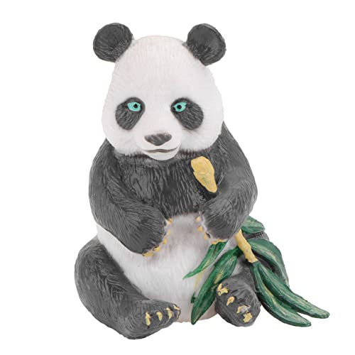 WOONEKY 1 Stück Lebensechte Panda Figur Aus Kunsthandwerk Ideal Für Kindergarten Dekoration Und Spielzeug Niedliches Tiermodell Für Kinderzimmer Und Sammler von WOONEKY