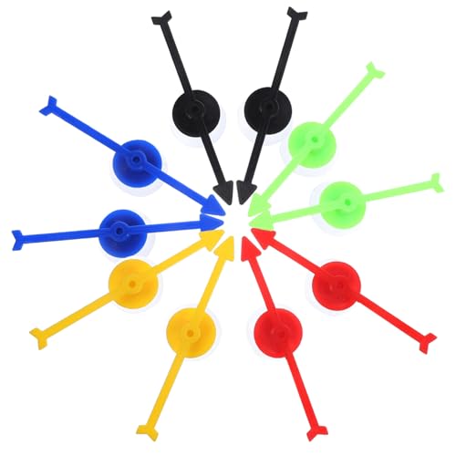 WOONEKY 10 Stück Bunte Saugnapf Zeiger für Brettspiele Interaktive Spielpfeile mit Saugnapf Vielseitiges Zubehör für Spieltafeln Party Unterricht und Lernaktivitäten WOONEKY 10 Stück Bunte Saugnapf Zeiger für Brettspiele Interaktive Spielpfeile mit Saugnapf Vielseitiges Zubehör für Spieltafeln Party Unterricht und Lernaktivitäten von WOONEKY