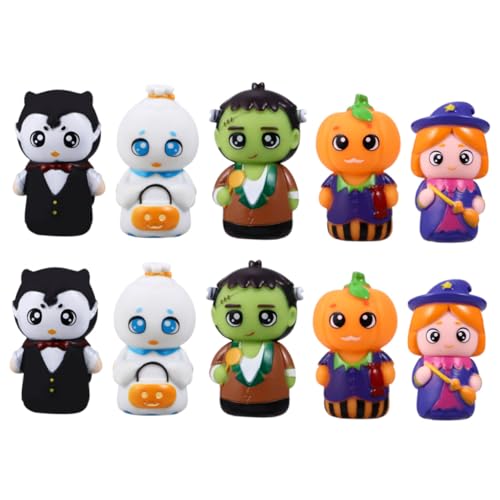 WOONEKY 10 Stück Teiliges Bunte Handpuppen für Interaktive Fingerpuppen für Rollenspiele und Geschichtenerzählen Geeignet für Halloween und Pädagogisches Spiel zu Hause und Kindergarten WOONEKY 10 Stück Teiliges Bunte Handpuppen für Interaktive Fingerpuppen für Rollenspiele und Geschichtenerzählen Geeignet für Halloween und Pädagogisches Spiel zu Hause und Kindergarten von WOONEKY