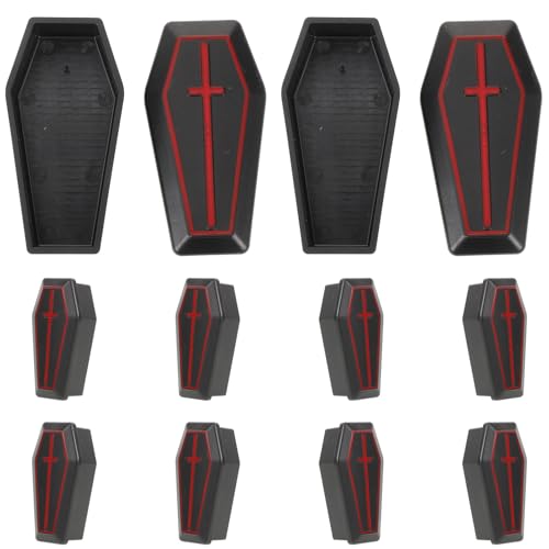 WOONEKY 10 Stück Teiliges Halloween Mini Sargbox aus Stabilem Kunststoff Kompakt und Leicht mit Deckel Wiederverwendbar Dekorativ für Horror Partys und Gruselige Festtagsatmosphäre WOONEKY 10 Stück Teiliges Halloween Mini Sargbox aus Stabilem Kunststoff Kompakt und Leicht mit Deckel Wiederverwendbar Dekorativ für Horror Partys und Gruselige Festtagsatmosphäre von WOONEKY