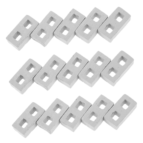 WOONEKY 100 Stück Maßstab Kleine Bausteine für Puppenhaus Architekturmodell Miniatur Landschaft Bastelset Kreatives DIY Zubehör für Modellbau WOONEKY 100 Stück Maßstab Kleine Bausteine für Puppenhaus Architekturmodell Miniatur Landschaft Bastelset Kreatives DIY Zubehör für Modellbau von WOONEKY