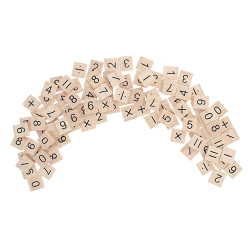 WOONEKY 100 Stück Teiliges Kleine Holzzahlen und Symbole Pädagogische Mini holzfliesen für Mathematik Lernen DIY Bastelprojekte Frühkindliches Lernspielzeug zur Zahlen Rechenförderung WOONEKY 100 Stück Teiliges Kleine Holzzahlen und Symbole Pädagogische Mini holzfliesen für Mathematik Lernen DIY Bastelprojekte Frühkindliches Lernspielzeug zur Zahlen Rechenförderung von WOONEKY