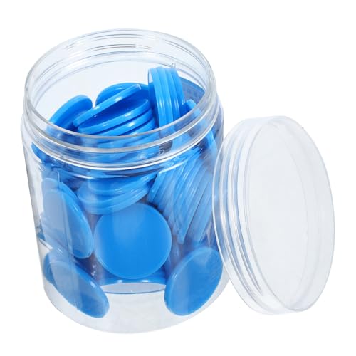 WOONEKY 100 Stück Kleiner Kunststoff Zählchips Blanko Spielmarker Für Kinder 25mm Transparent Für Lernspiele Und Mathematik Partyspiel Zubehör WOONEKY 100 Stück Kleiner Kunststoff Zählchips Blanko Spielmarker Für Kinder 25mm Transparent Für Lernspiele Und Mathematik Partyspiel Zubehör von WOONEKY