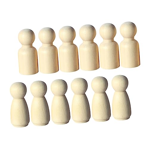 WOONEKY 12 Stück Teiliges DIY Holzpuppen Kleine Bemalbare Holzfiguren Miniatur Holzpuppen für Puppenhaus Dekoration Leichte Langlebige DIY Accessoires für Kreative Bastelprojekte WOONEKY 12 Stück Teiliges DIY Holzpuppen Kleine Bemalbare Holzfiguren Miniatur Holzpuppen für Puppenhaus Dekoration Leichte Langlebige DIY Accessoires für Kreative Bastelprojekte von WOONEKY