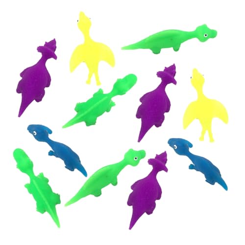 WOONEKY 12 Stück Teiliges Dinosaurier Finger aus Dehnbarem TPR Material Fliegende Gummidinosaurier für Bunte Simulation als Mitgebsel und für Kindergeburtstag Zufällige Zufällige Farbe WOONEKY 12 Stück Teiliges Dinosaurier Finger aus Dehnbarem TPR Material Fliegende Gummidinosaurier für Bunte Simulation als Mitgebsel und für Kindergeburtstag Zufällige Zufällige Farbe von WOONEKY