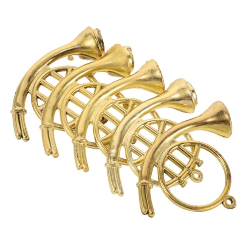 WOONEKY 12 Stück Teiliges Miniatur Musikinstrument Deko Trompete Gold Kunststoff für Weihnachtsbaum DIY Kranz Puppenhaus Zubehör Langlebig Einfach zu Dekorieren Vintage Stil Festlich WOONEKY 12 Stück Teiliges Miniatur Musikinstrument Deko Trompete Gold Kunststoff für Weihnachtsbaum DIY Kranz Puppenhaus Zubehör Langlebig Einfach zu Dekorieren Vintage Stil Festlich von WOONEKY