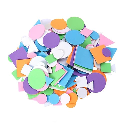 WOONEKY 1250 Stück Teiliges DIY Eva Schaumstoff Sticker Selbstklebende Bunte Geometrische Formen Geeignet für Basteln Schulprojekte Scrapbooking und Kreative Dekoration mit Gemischten und WOONEKY 1250 Stück Teiliges DIY Eva Schaumstoff Sticker Selbstklebende Bunte Geometrische Formen Geeignet für Basteln Schulprojekte Scrapbooking und Kreative Dekoration mit Gemischten und von WOONEKY
