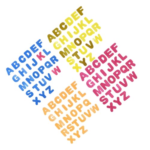 WOONEKY 130 Stück Teiliges Buchstaben Eva Aufkleber Selbstklebend Glitzernd für DIY Bastelprojekte Scrapbooking Partydekoration Kreative Handarbeit WOONEKY 130 Stück Teiliges Buchstaben Eva Aufkleber Selbstklebend Glitzernd für DIY Bastelprojekte Scrapbooking Partydekoration Kreative Handarbeit von WOONEKY