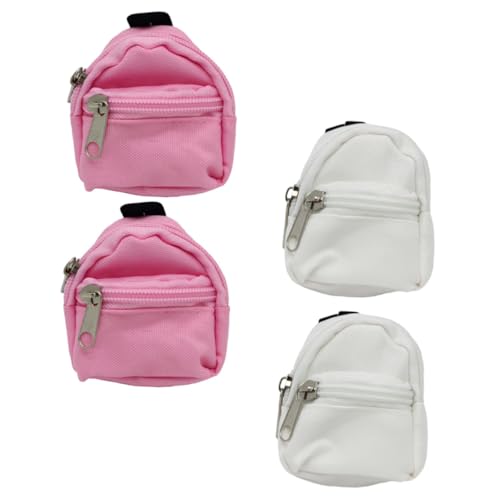 WOONEKY 16 STK Simulation Schultasche Dekorativer Puppenrucksack Schultaschen Für Mädchen Mini-Rucksack-Spielzeug Mini-puppentasche Rucksäcke Für Mädchen Mini-Rucksack Für Mädchen Stoff von WOONEKY