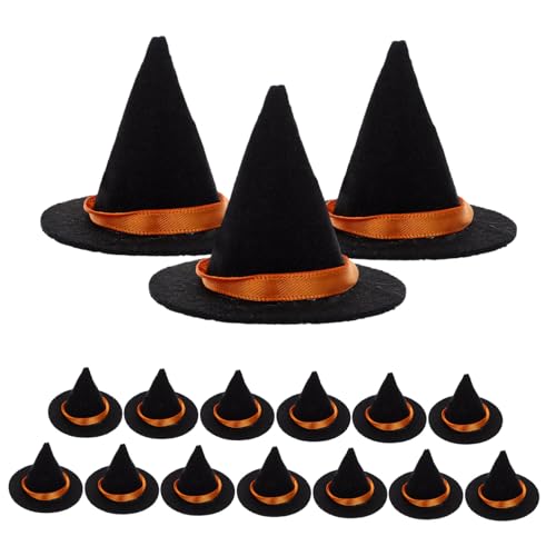 WOONEKY 16 Stück Hexenhut Weinflaschenstöpsel Dekor Miniaturhüte Zum Basteln Hexenhut Weinflaschenabdeckung Mini Puppenhaus Mini Hüte Hüte Für Puppenhaus Winzige WOONEKY 16 Stück Hexenhut Weinflaschenstöpsel Dekor Miniaturhüte Zum Basteln Hexenhut Weinflaschenabdeckung Mini Puppenhaus Mini Hüte Hüte Für Puppenhaus Winzige von WOONEKY