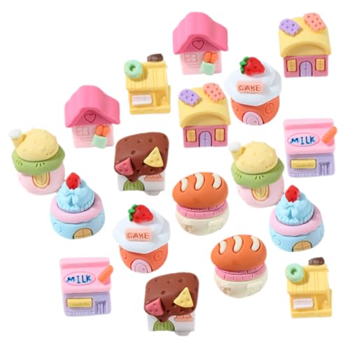 WOONEKY 18 Stück Teiliges Resin Miniatur Haus Cartoon Design Bunte Haus Figurine für DIY Handwerk Haarspangen Handyhüllen Zubehör Mikro Landschaft Desktop Dekoration WOONEKY 18 Stück Teiliges Resin Miniatur Haus Cartoon Design Bunte Haus Figurine für DIY Handwerk Haarspangen Handyhüllen Zubehör Mikro Landschaft Desktop Dekoration von WOONEKY