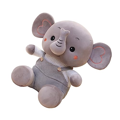 WOONEKY 1Stk -Hund-Puppe Cartoon Elefant Puppe Spielzeug Spielzeuge Stofftierpuppe Kinder Puppen kinderpuppe Kinderzimmer Spielzeug Schönes Plüschtier Super weicher Kurzplüsch Grey von WOONEKY